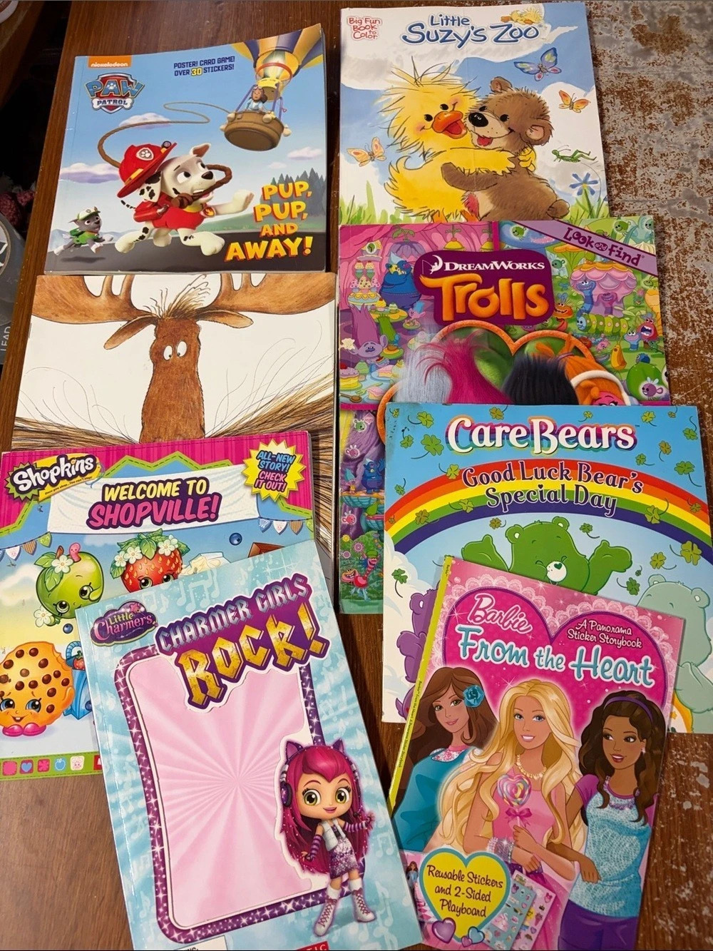 Children's Activity & Story Book Lot Multicolor